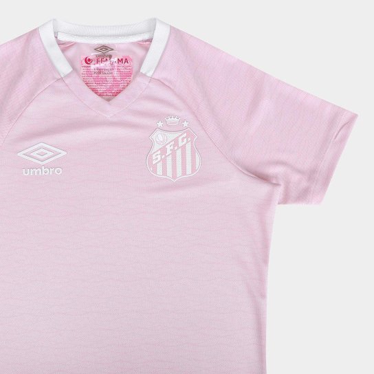 Camisa Santos Outubro Rosa 25/26 Torcedor Umbro Feminina