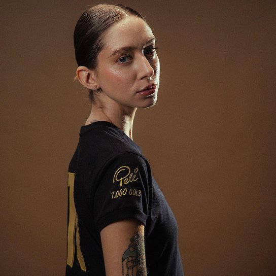 Camisa Santos Pelé Retrô Mil Gols Edição Limitada Feminina