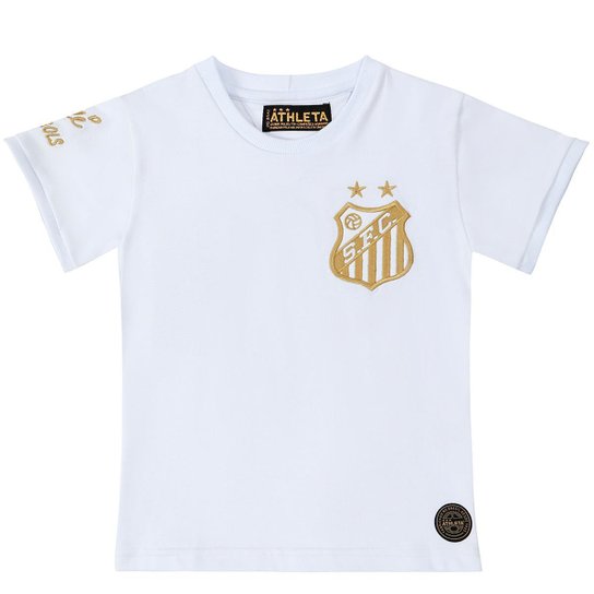 Camisa Santos Pelé Retrô Mil Gols Edição Limitada Infantil