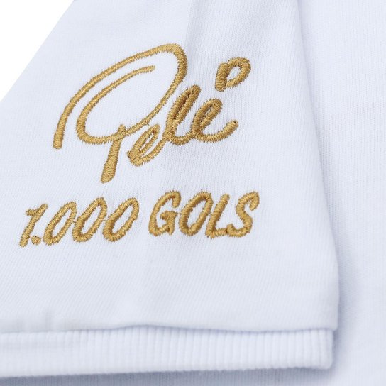 Camisa Santos Pelé Retrô Mil Gols Edição Limitada Infantil