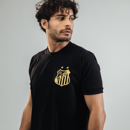 Camisa Santos Pelé Retrô Mil Gols Edição Limitada Masculina