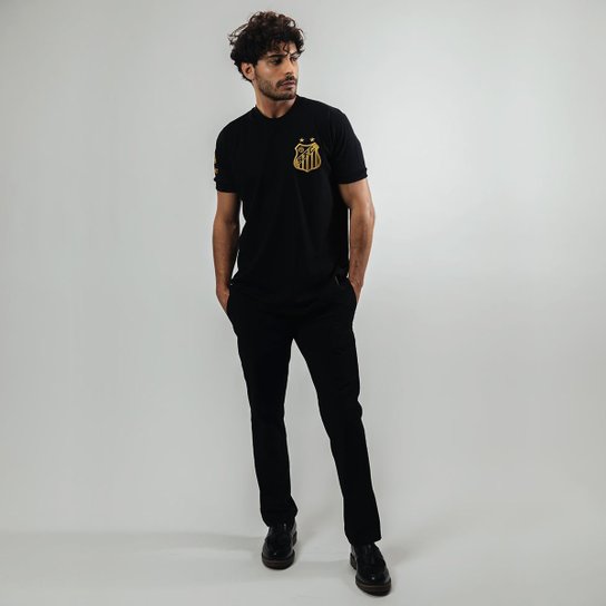 Camisa Santos Pelé Retrô Mil Gols Edição Limitada Masculina
