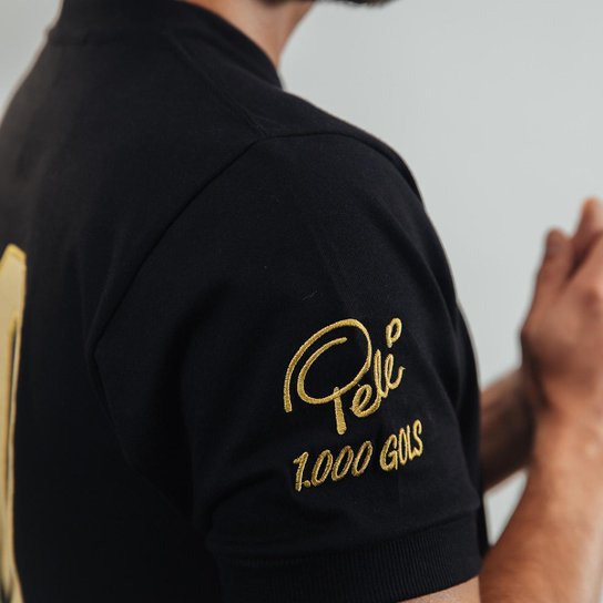 Camisa Santos Pelé Retrô Mil Gols Edição Limitada Masculina