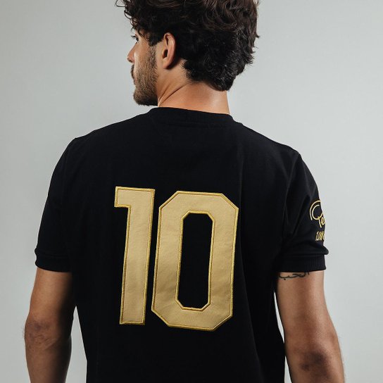 Camisa Santos Pelé Retrô Mil Gols Edição Limitada Masculina