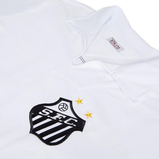 Camisa Santos Retrô 1962 Número 7 Costas Masculina