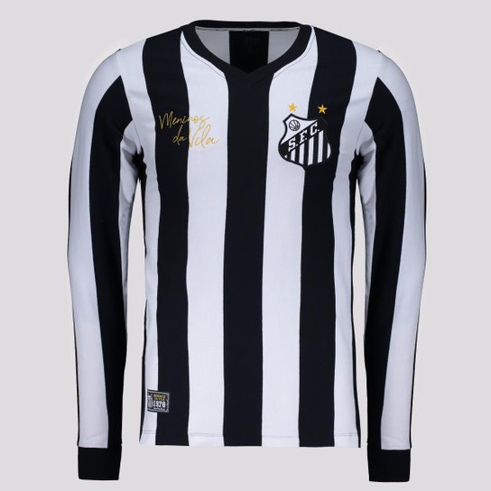 Camisa Santos Retrô 1978 Manga Longa Masculina