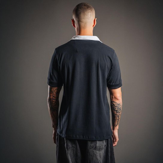 Camisa Santos Retrô 2010 Preta Masculina