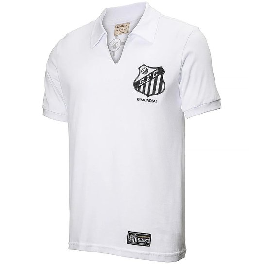 Camisa Santos Retrô Bicampeão 62/63