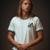 Camisa Santos Retrô Vintage Masculina - Branco