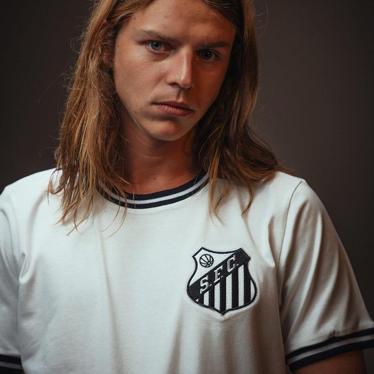 Camisa Santos Retrô Vintage Masculina