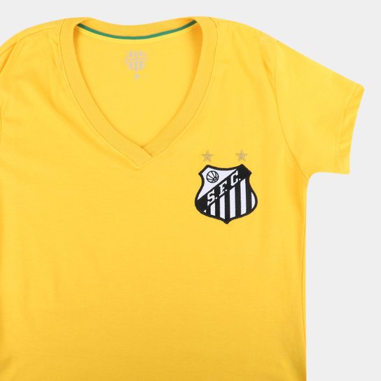 Camisa Santos RetrôMania Canarinho Feminina