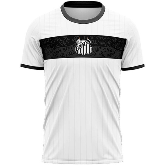 Camisa Santos Stencil Arte Rua Masculina