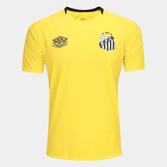 Camisa Santos Treino 25/26 Umbro Masculina - Amarelo