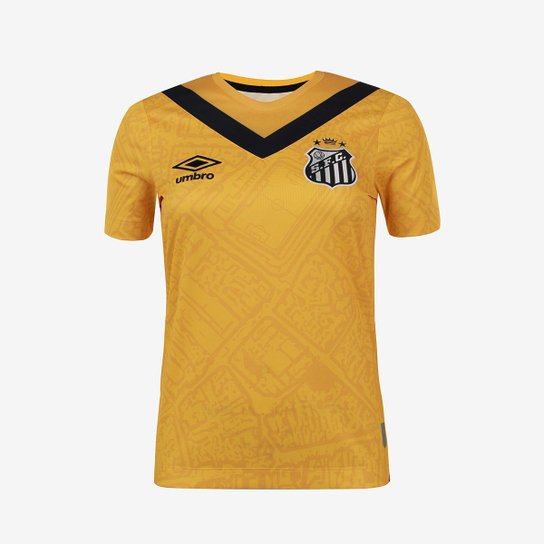 Camisa Santos Umbro Torcedor OF 3 Feminina 2024