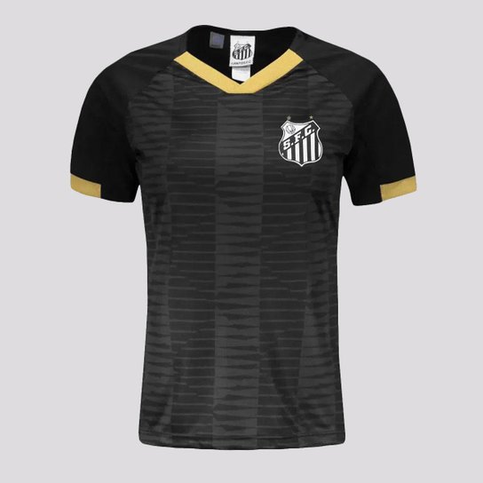 Camisa Santos User Infantil Preta