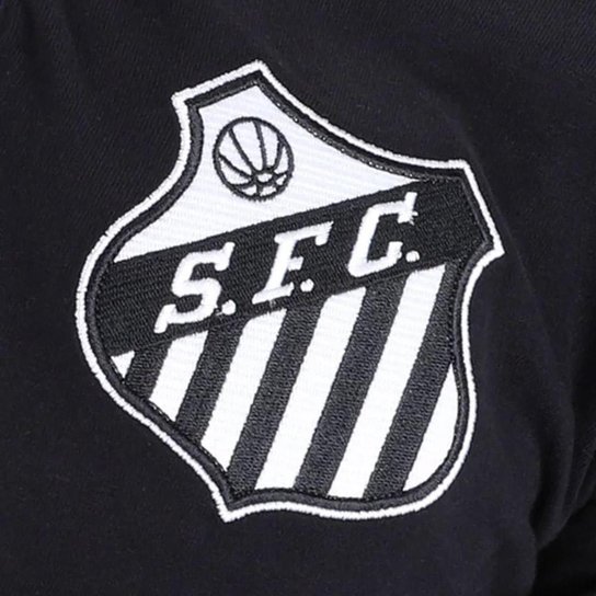 Camisa Santos Vintage Preta Masculina