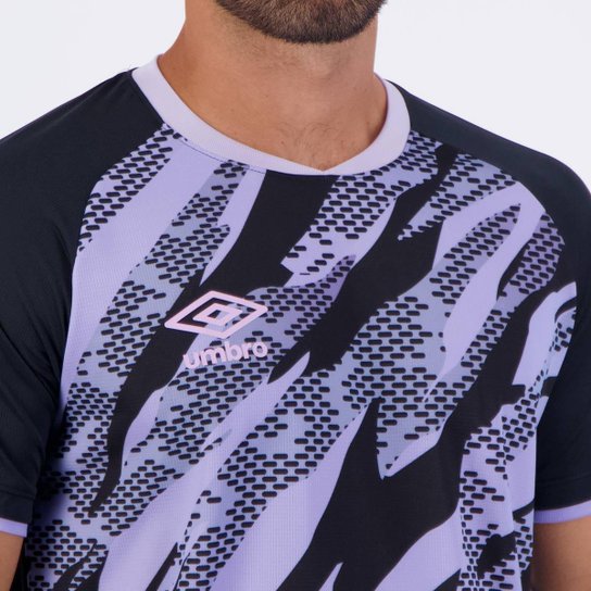 Camisa Umbro Artillerry Preta e Roxa