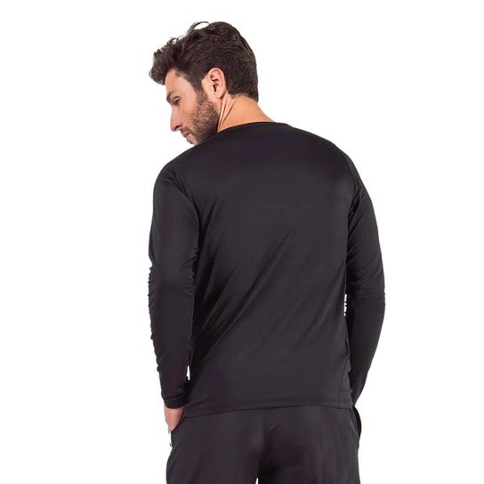 Camisa Umbro Diamond Basic Manga Longa Masculina