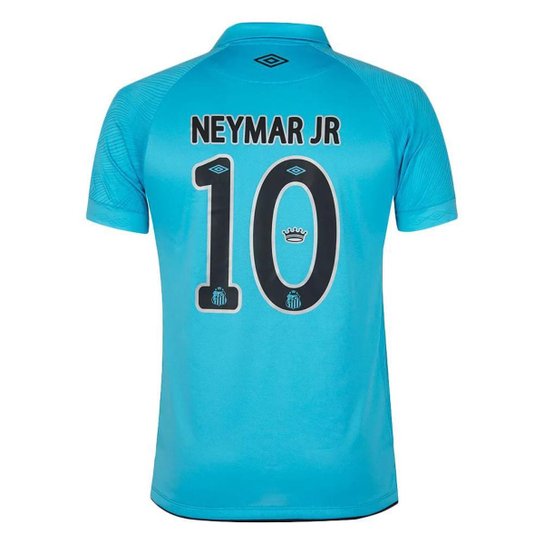 CAMISA UMBRO SANTOS EDIÇÃO ESPECIAL 2025 MASCULINO - JOGADOR N°10 - AZUL GGG