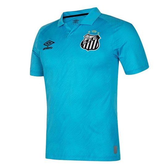 CAMISA UMBRO SANTOS EDIÇÃO ESPECIAL 2025 MASCULINO - TORCEDOR N°10 - AZUL GGG