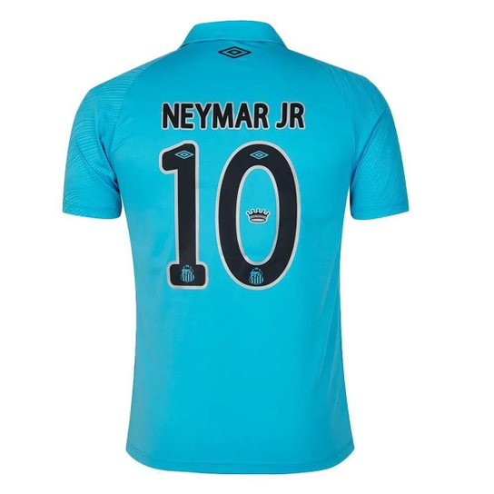 CAMISA UMBRO SANTOS EDIÇÃO ESPECIAL 2025 MASCULINO - TORCEDOR N°10 - AZUL GGG