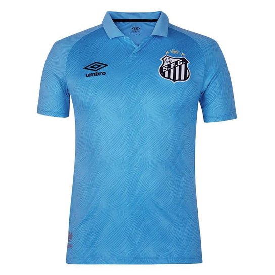 CAMISA UMBRO SANTOS EDIÇÃO ESPECIAL 2025 MASCULINO - TORCEDOR S/N - AZUL GGG