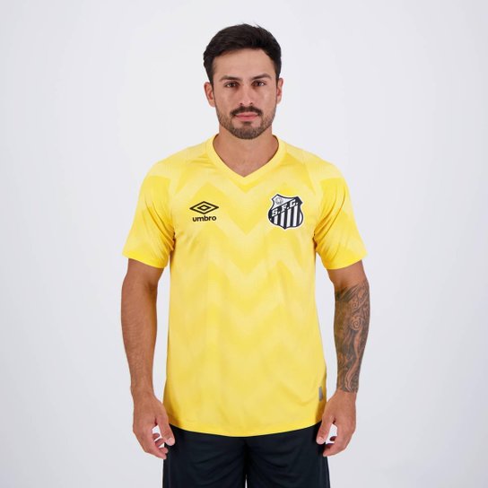 Camisa Umbro Santos Goleiro 2024 Amarela