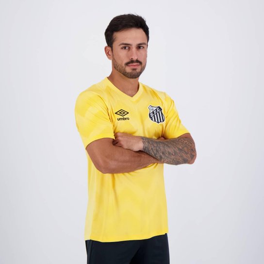 Camisa Umbro Santos Goleiro 2024 Amarela
