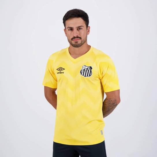 Camisa Umbro Santos Goleiro 2024 Amarela