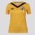 Camisa Umbro Santos III 2024 Feminina Jogador - Amarelo