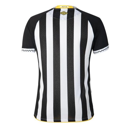 CAMISA UMBRO SANTOS OFICIAL 2 2025 MASCULINO - JOGADOR S/N - PTO/BCO GGGG