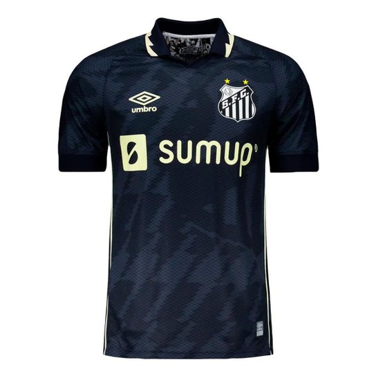 Camisa Umbro Santos Oficial 3 2021 Juvenil