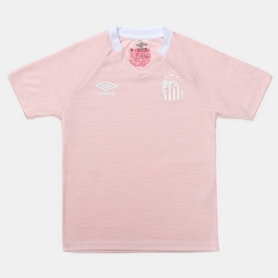 Camisa Umbro Santos Outubro 2025 Infantil
