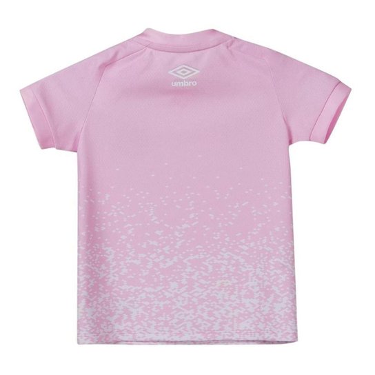 Camisa Umbro Santos Outubro Rosa 2021 Infantil