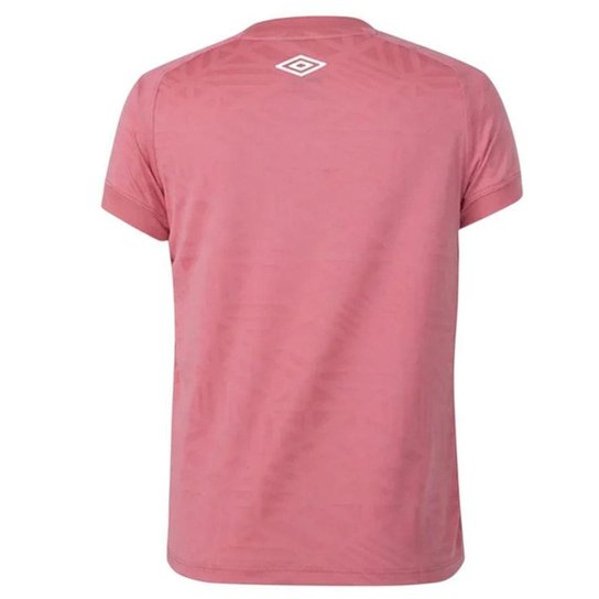 Camisa Umbro Santos Outubro Rosa 2022/23 Infantil - Rosa 6M