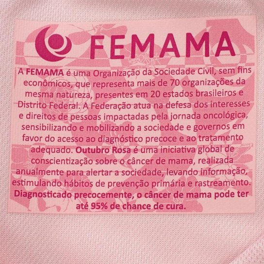 CAMISA UMBRO SANTOS OUTUBRO ROSA 2025 INFANTIL - ROSA 4