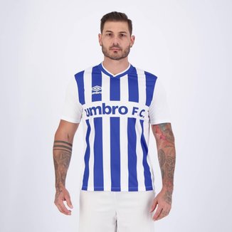Camisa Umbro Sponsor Branca e Azul