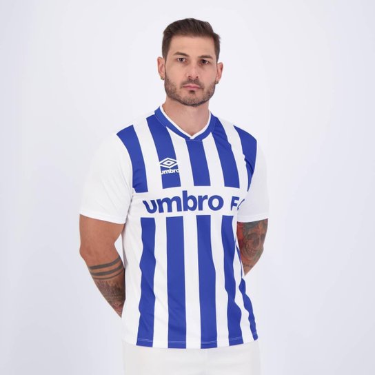 Camisa Umbro Sponsor Branca e Azul