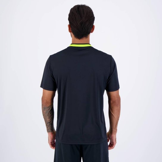 Camisa Umbro Sponsor Preto e Verde