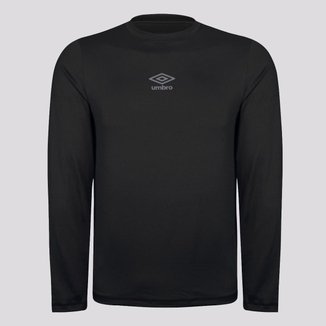 Camisa Umbro Termica Light Juvenil Preta
