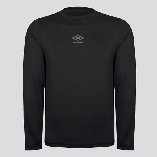 Camisa Umbro Termica Light Juvenil Preta