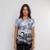 Camiseta Baby Look Santos Oficial Alvinegro Praiano - Branco