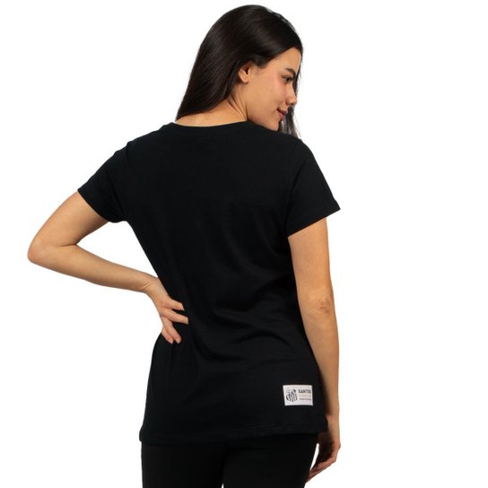 Camiseta Baby Look Santos Oficial Escudo Feminina