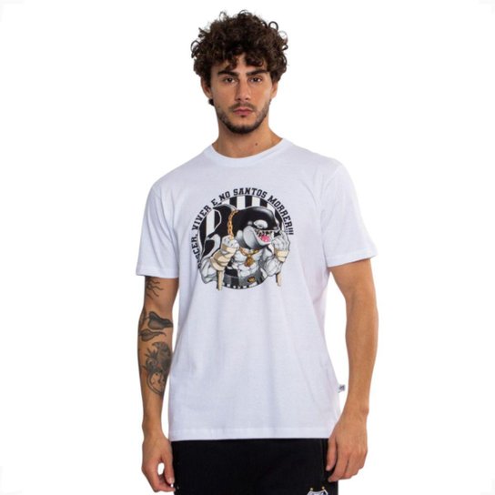 Camiseta Classic Santos Oficial Nascer No Santos Masculina
