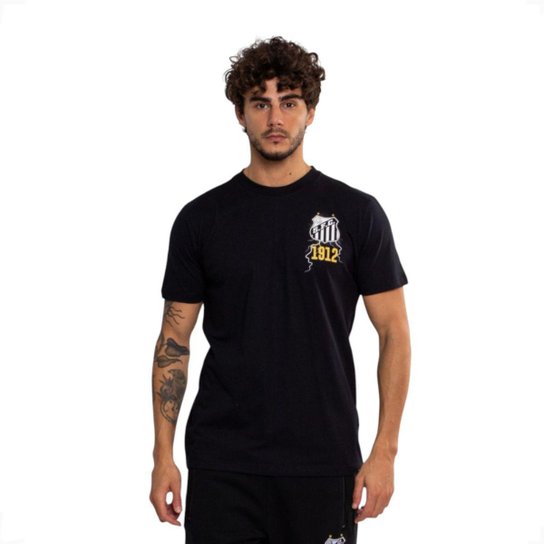 Camiseta Classica Santos Oficial Escudo 1912