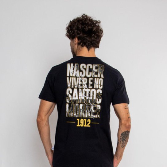 Camiseta Classica Santos Oficial Escudo 1912