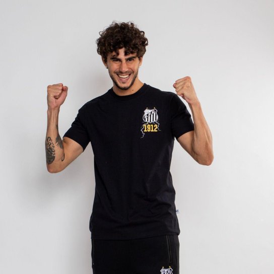 Camiseta Classica Santos Oficial Escudo 1912