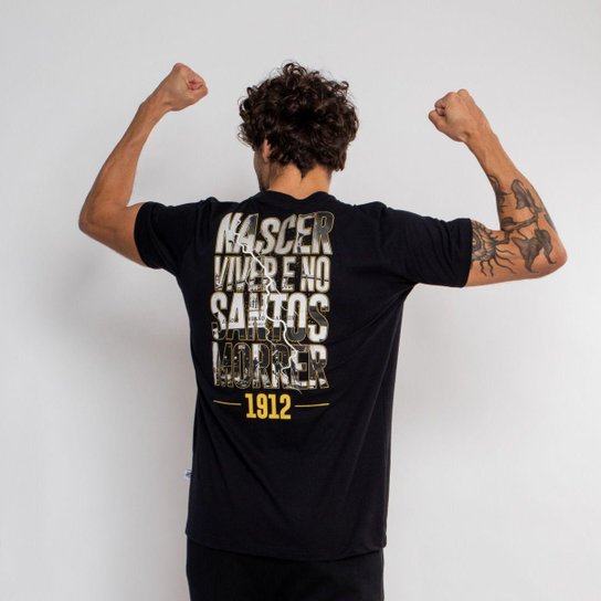 Camiseta Classica Santos Oficial Escudo 1912