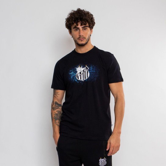 Camiseta Classica Santos Oficial Escudo