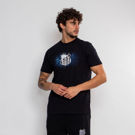 Camiseta Classica Santos Oficial Escudo